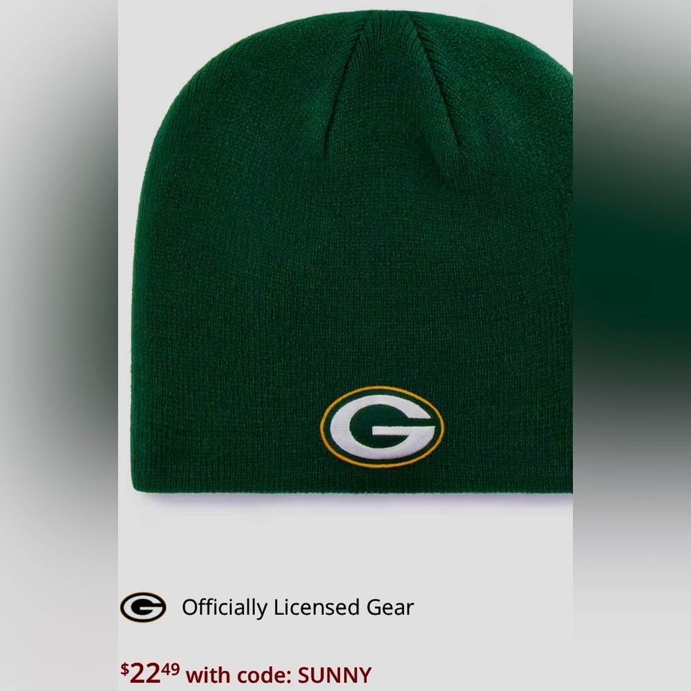 Unisex Green Bay Packers Beanie